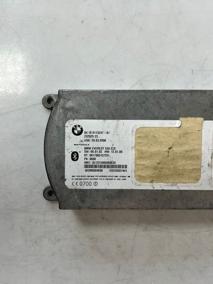 BMW 7 Series E65 E66 Bluetooth Telematics Control Module 9113247 OEM