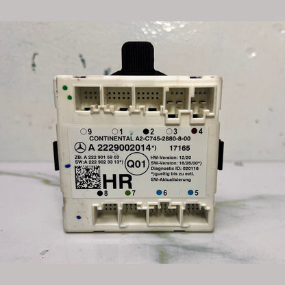 2018 Mercedes-Benz C43 AMG Door Control Module A 2229002014 W205 W222