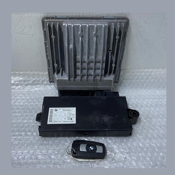 OEM BMW X5 E70 E63 N52 ENGINE CONTROL UNIT DME ECU SET 7587164 CONTINENTAL