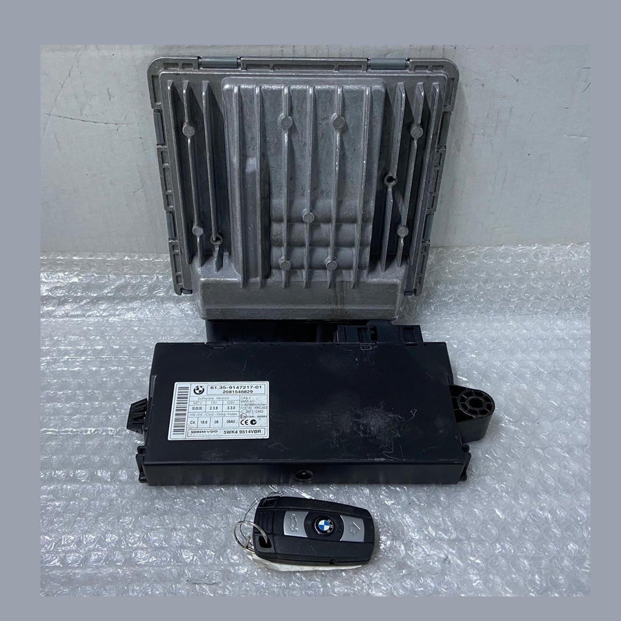 OEM BMW X5 E70 E63 N52 ENGINE CONTROL UNIT DME ECU SET 7587164 CONTINENTAL