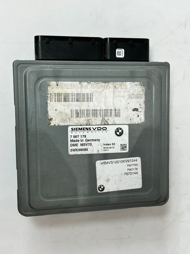 2006-2013 BMW E90 E60 E91 3 & 5 Series 3.0 N52 525i DME ECU 7567178 AUTOMATIC