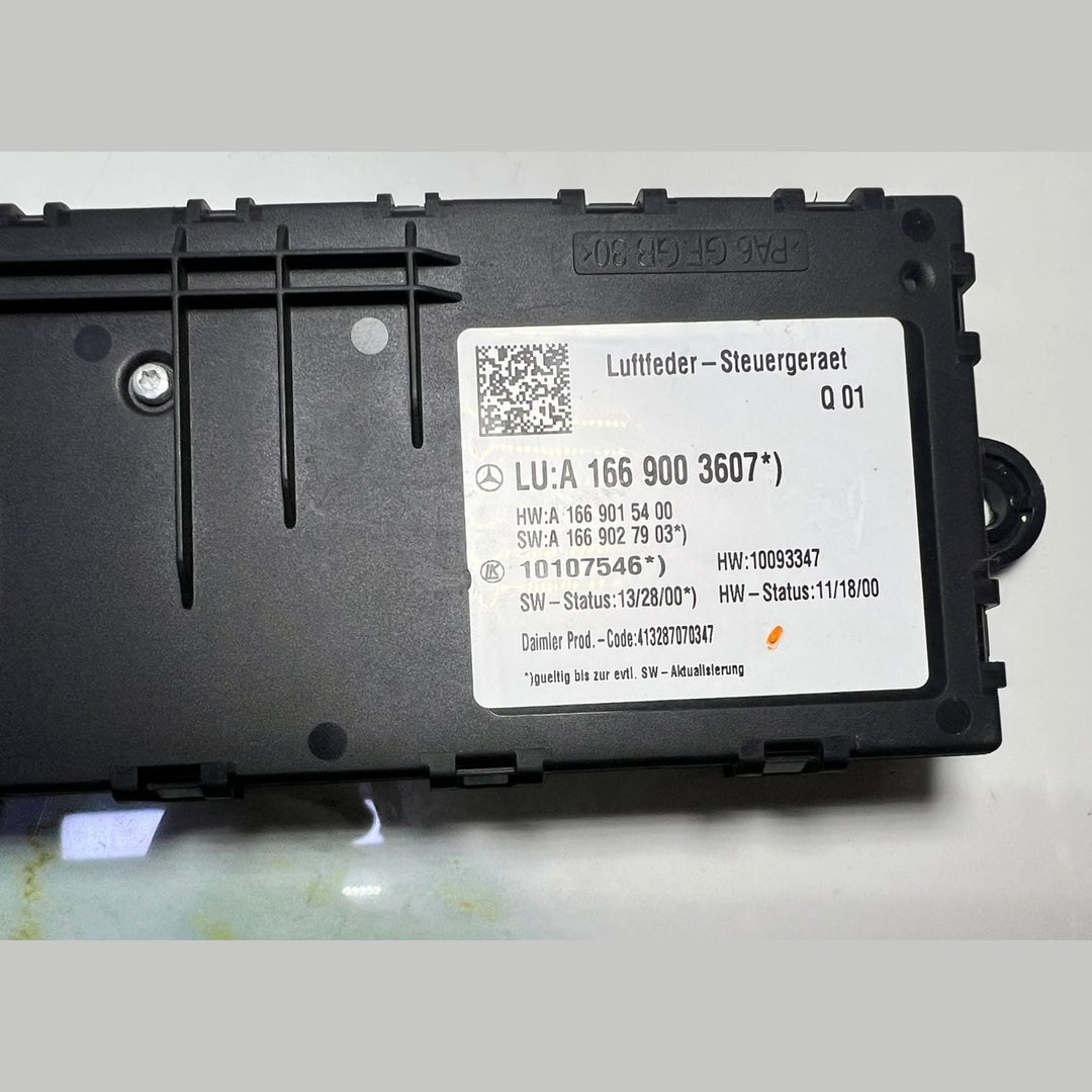 2015 Mercedes-Benz ML350 Air Suspension Control Module A1669003607 W166 X166 ML