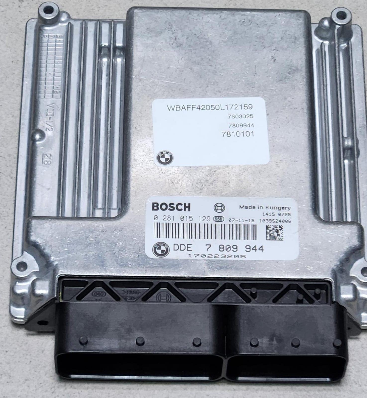 7809944 BMW 2007 M57 X5 Engine Control Unit 3 Seri E90 E91 and 5 Series E60 E61 