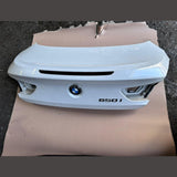 2012-2018 BMW M6 Trunk Lid 7228478 WHITE METALIC F06