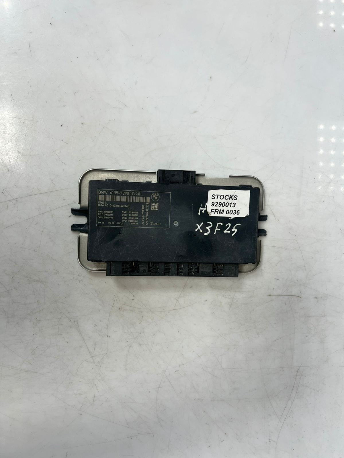 2011-2017 BMW X3 5' 6' 7' FRM3 Footwell Light Control Unit Module 9290013 OEM