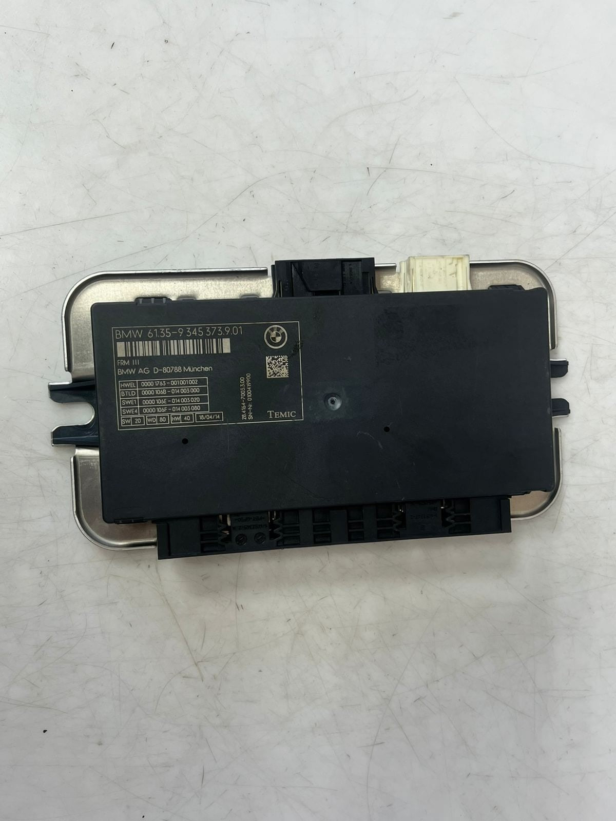 2011-16 BMW 528i 535i 550i 5' F10 F11 Footwell Light Control Module 9345373 OEM