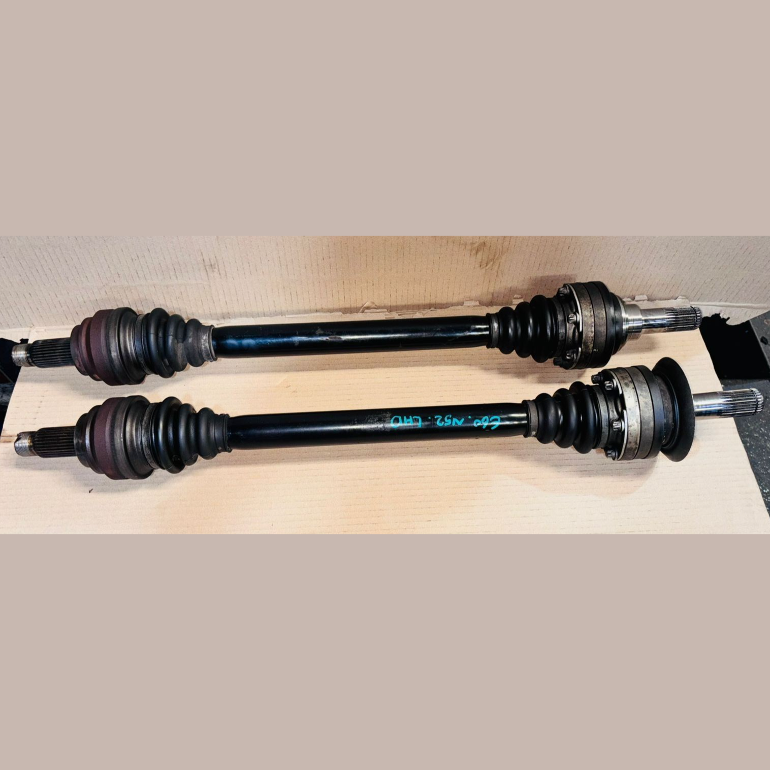 BMW E60 N52 AXEL OUTPUT SHAFTS 2007 RP REMAN LHS RHS LK=86MM D=38MM 3320 7578720