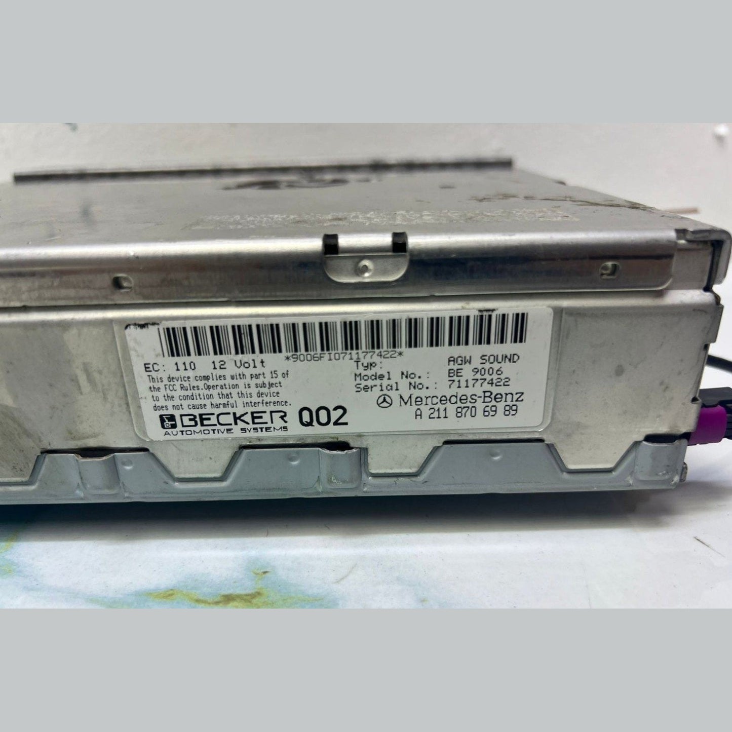 2006-2008 Mercedes-Benz W211 E-Class E350 Amplifier A 211 870 69 89