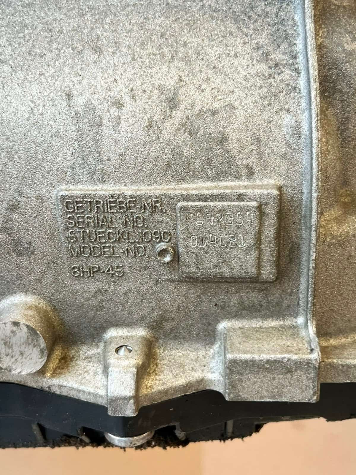 2012-2014 BMW 3 Series F30 320i N20 GA8HP45Z Automatic Trans Gearbox 7638365