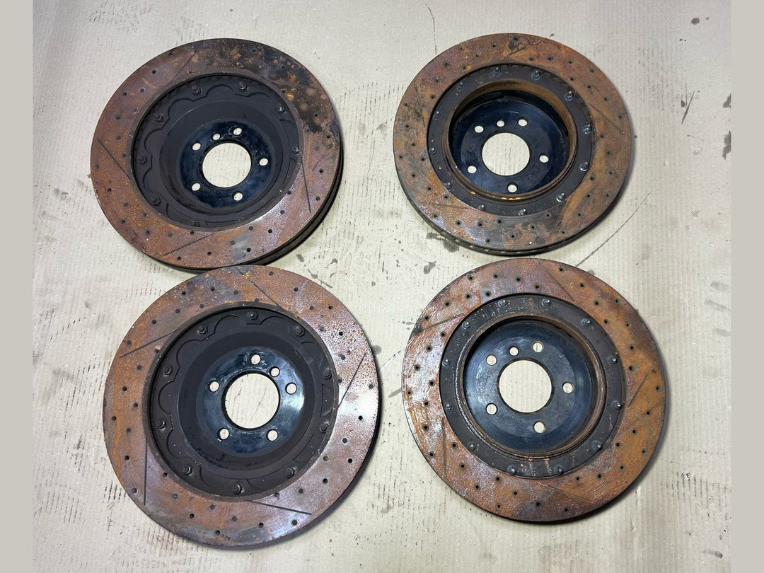 10-14 Mercedes-Benz W212 E-Class AMG E63 Front \ Rear Calipers Brake Discs Set
