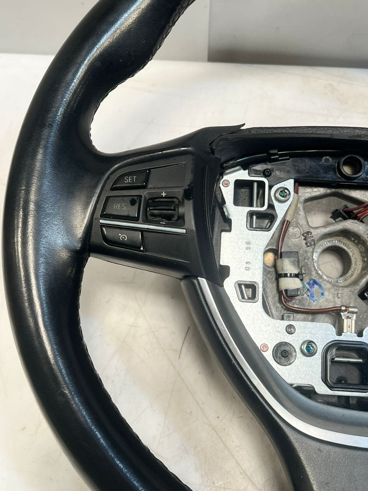 BMW 5' F10 F11 F01 Heated Leather Steering Wheel Multifunctional Sport 6269731