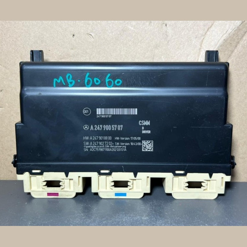 17-19 Mercedes Benz W247 CLA B-Class Driver Seat Control Module A247 9005707 OEM