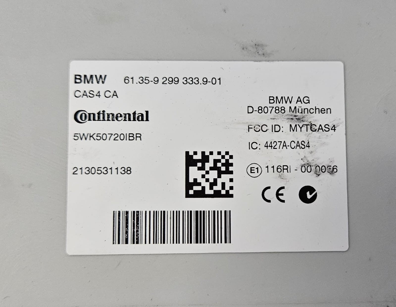 OEM BMW 740I N55 F02 F10 F20 F30 ENGINE CONTROL UNIT DME ECU SET 8616314 BOSCH