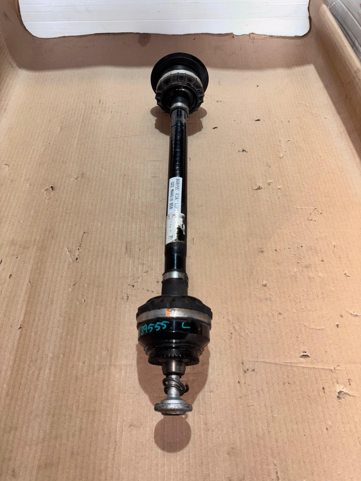 BMW 4 SERIES G22 M440IX B58 REAR LEFT OUTPUT SHAFT DRIVE AXLE OEM 3320-8689555