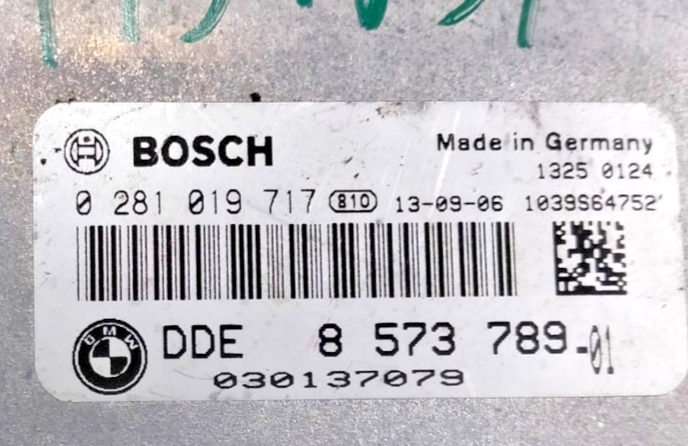 BMW X5 Diesel F15 N57 3.0 ENGINE CONTROL UNIT ECU ONLY DDE 8573789
