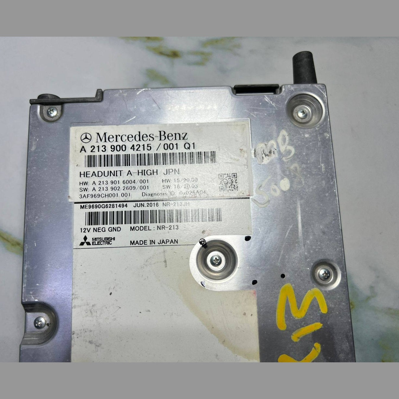 2017-2018 Mercedes-Benz E300 Head Unit Control A 2139004215 W213 E-Class
