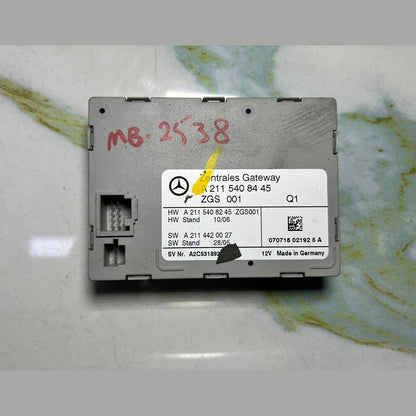 2007-2008 Mercedes E320 Central Gateway Control Module A2115408445 W211 E-Class