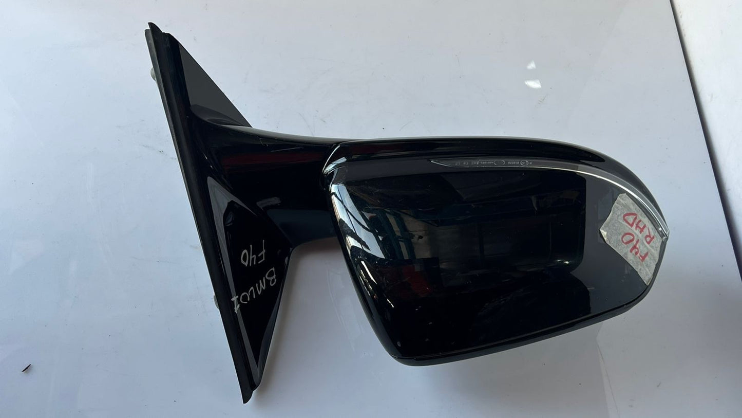 BMW F40 Mirror Right Side VIEW MIRROR 041564 BLACK RHD OEM