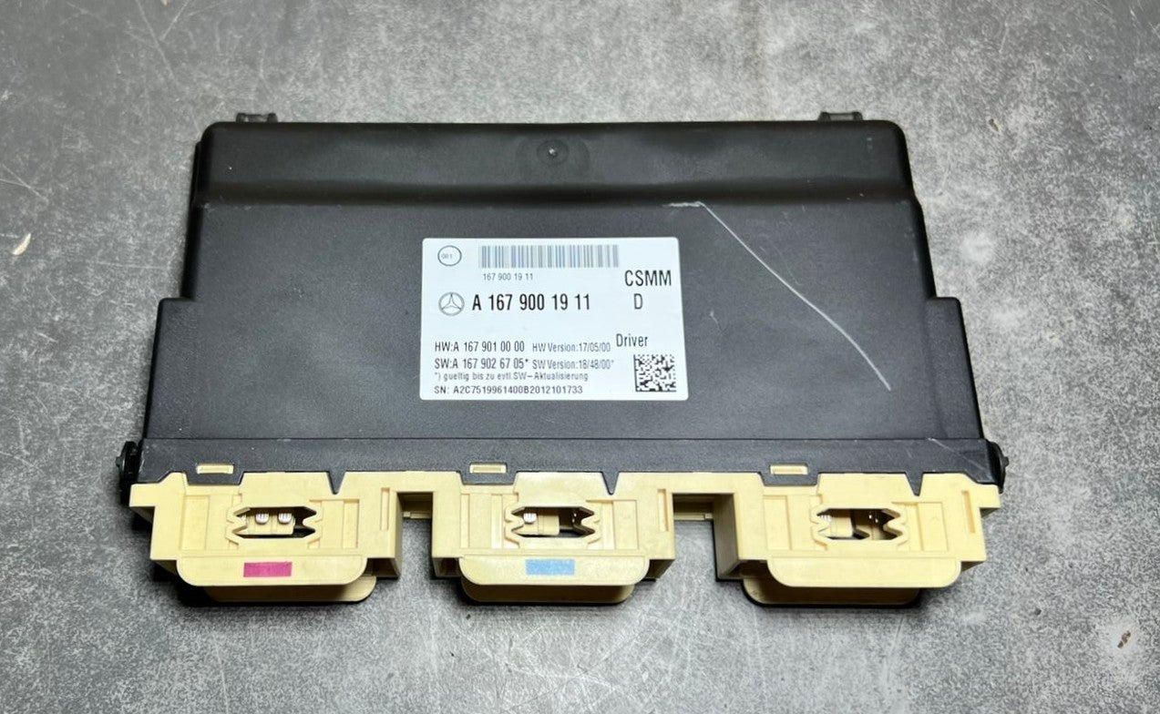 17-21 Mercedes Benz W177 A-Class Driver Seat Control Module A167 9001911 OEM