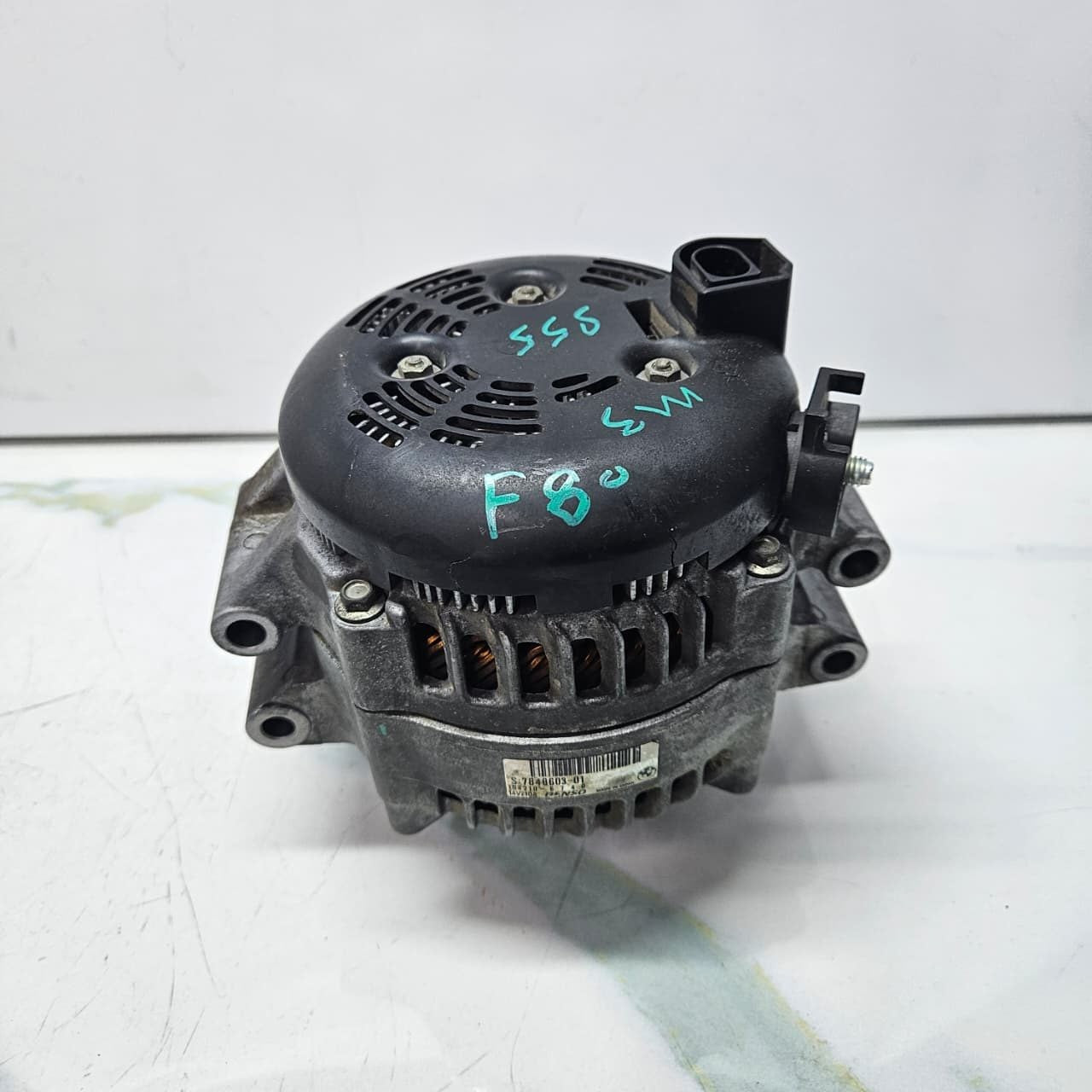 2015-2020 BMW F80 F82 M2 M3 M4 series. Alternator 7848603 USED 14V 210A S55 3.0