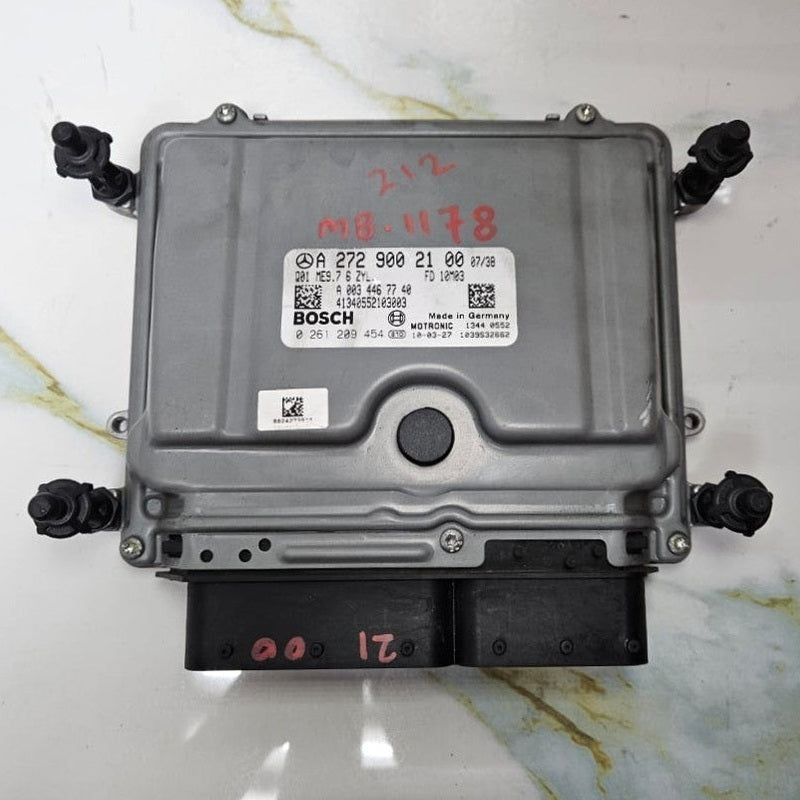 08-12 Mercedes W212 GLK Engine Control Module Unit ECM ECU A272 9002100 OEM