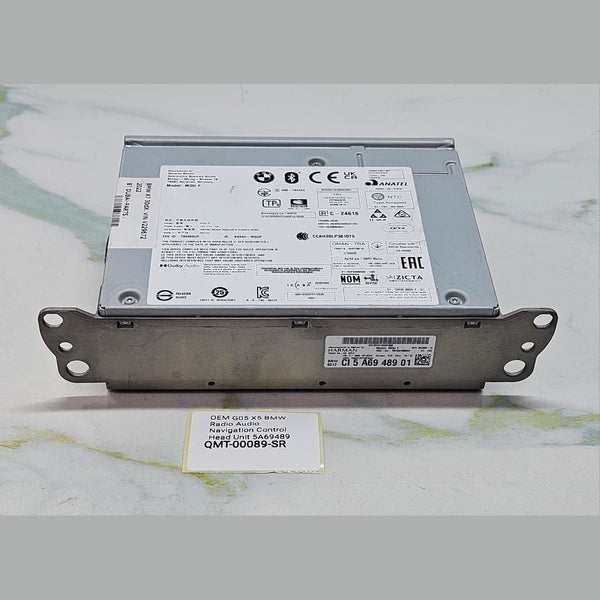 OEM G05 X5 BMW Radio Audio Navigation Control Head Unit 5A69489
