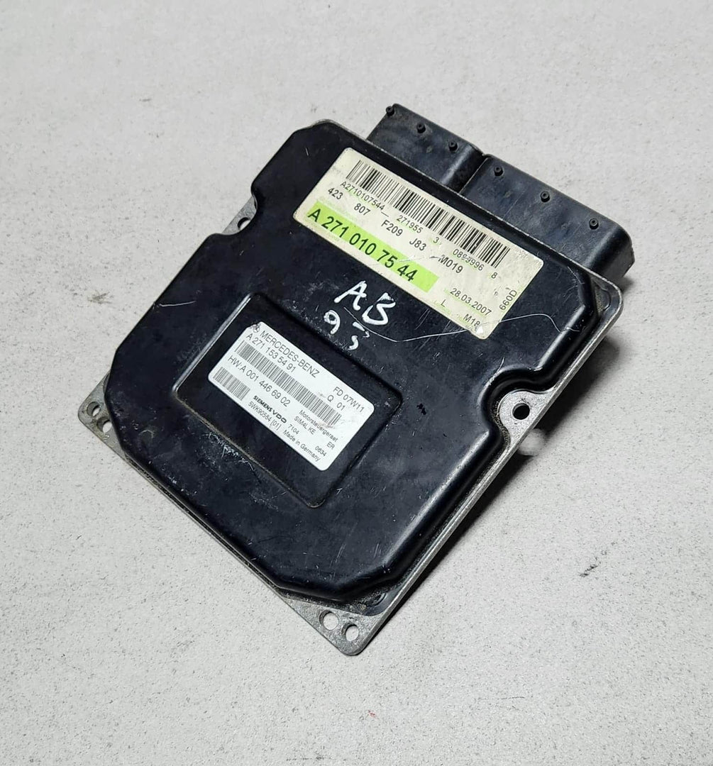 Engine Control Module A2710107544 Mercedes-Benz CLK Class W209 2006 1.8 200 Comp