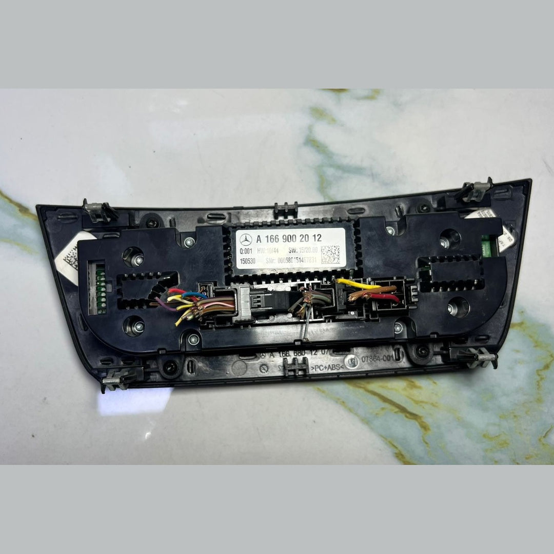 Mercedes Climate Control Panel A1669002012 GLE W292 W166