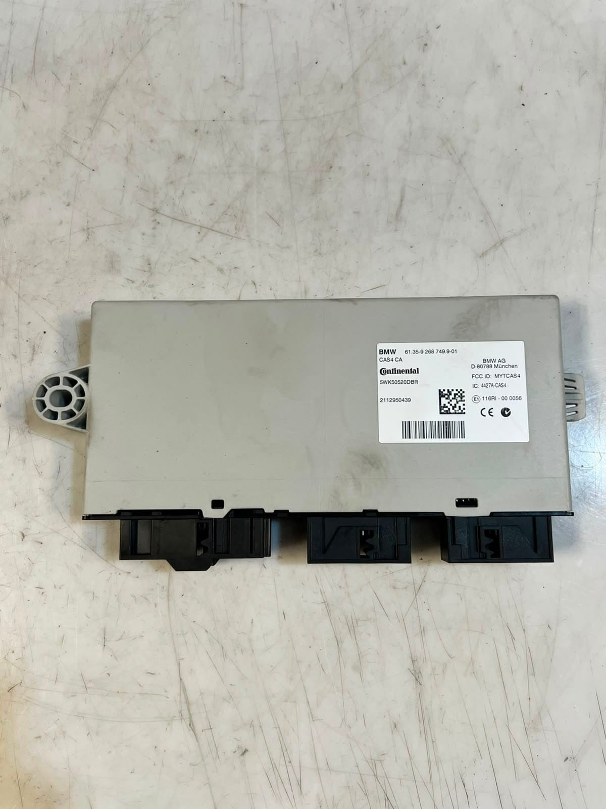 BMW F10 N20 Engine Control Unit ECU COMPLETE SET DME +CAS4+1KEY 7637481 OEM