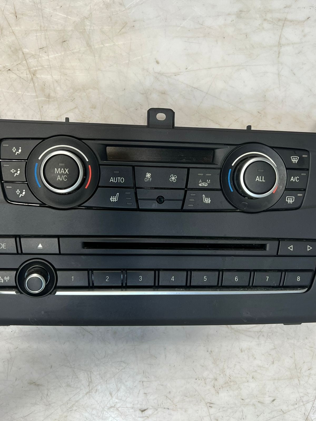 2010-2017 BMW X3 F25 and X4 F26 Climate Control A/C Panel 9312722 OEM