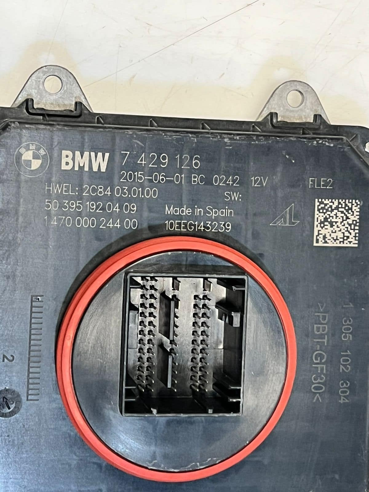 BMW 1' 2' 3' 4' X1 X2 X5 X6 i3 LCI LED Headlight Control Module 7429126 OEM