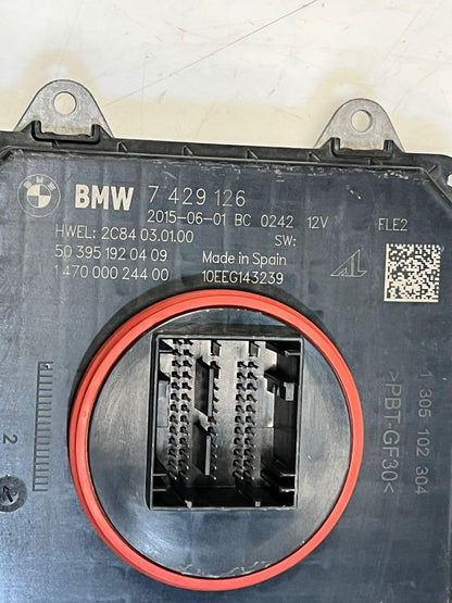 BMW 1' 2' 3' 4' X1 X2 X5 X6 i3 LCI LED Headlight Control Module 7429126 OEM