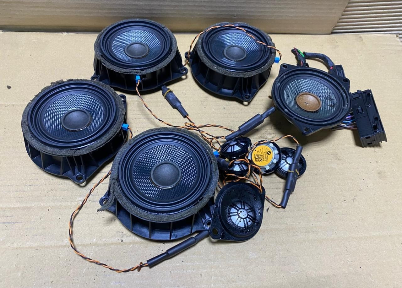 2012-2018 BMW X5 F15 HARMAN KARDAN SOUND SYSTEM FULL SETS HEAD UNIT AMPLI SUBWFR