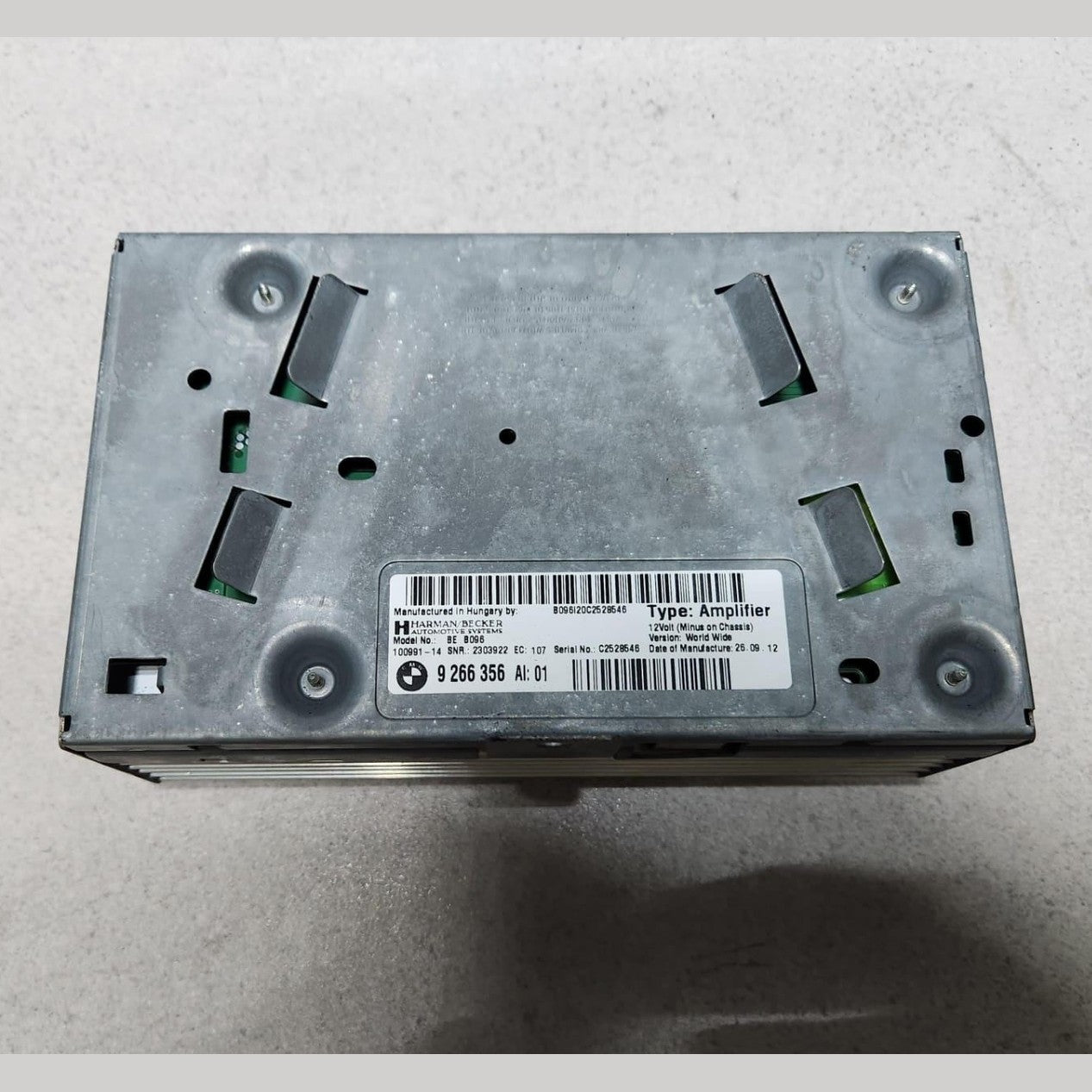 BMW Audio Amplifier 9266356 5 Series F11