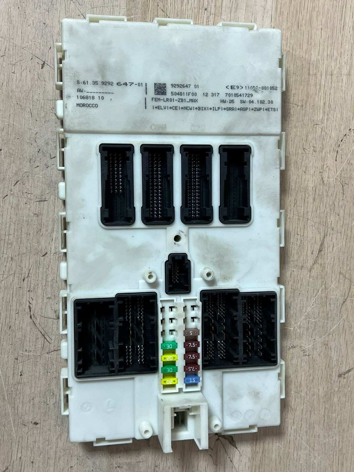 2014 BMW F20, F22, F30, F32, F36, F80, F82 428i Front Electronic Module 9292647