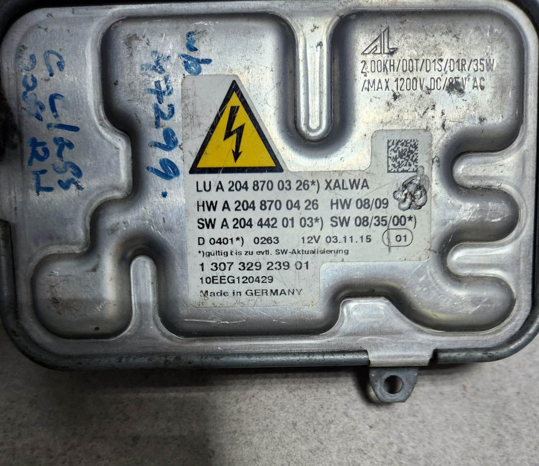 2008-2011 Mercedes-Benz C300 Xenon Hid Headlight Ballast A2048700326