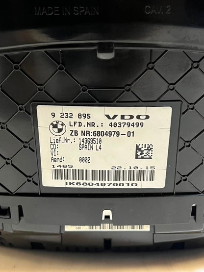 2016 BMW 3 Series F30 F31 F32 F34 320i SPEEDOMETER Instrument Cluster 6804979