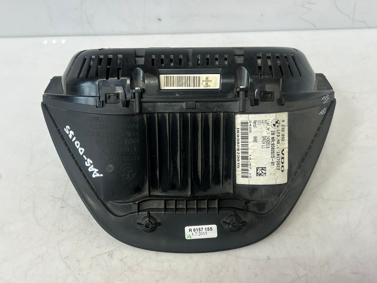 BMW 1' 2' F20 F21 F22 F23 Instrument Cluster Head Up Display 9382073 OEM