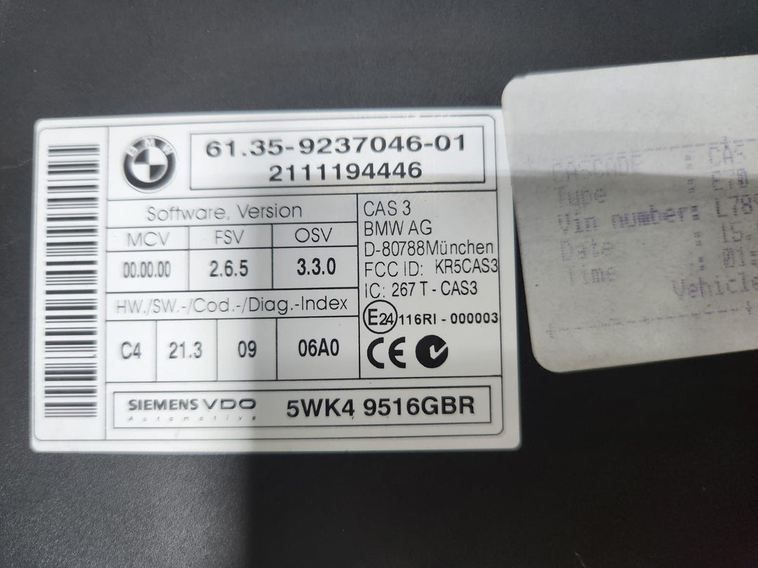 2009-2014 BMW X5 E70 LCI DIESEL Engine Control Unit 8512407 E70 E90 335D ECU SET