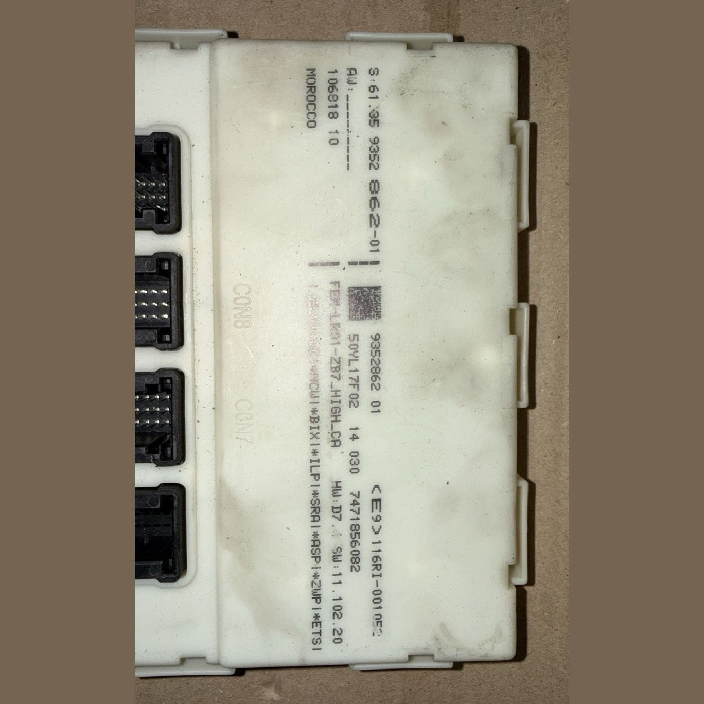 BMW FEM BODY DOMAIN CONTROL MODULE 12-20  F22 F30 F32 F36 F80 F80-9352862