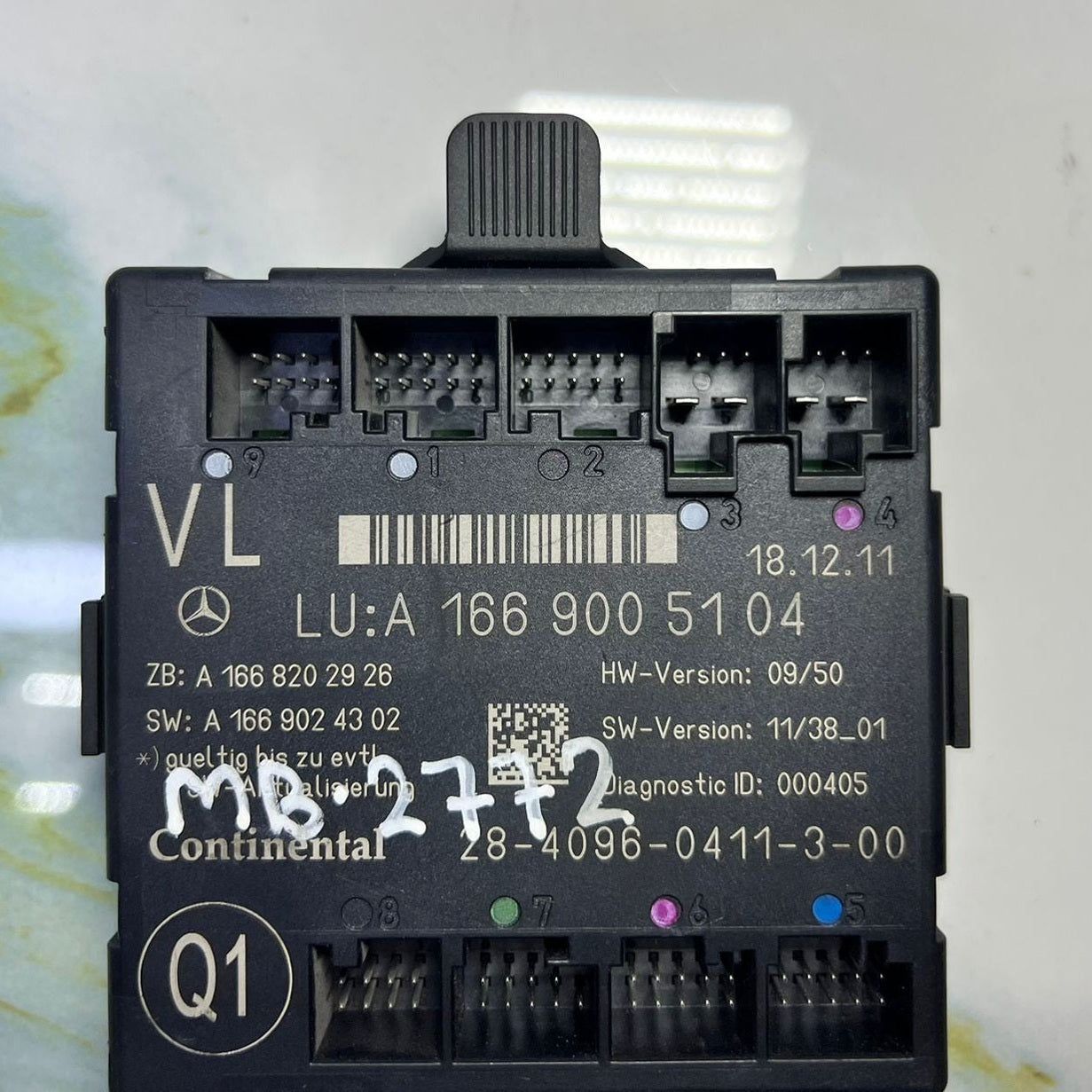 Mercedes W166 ML GLE GL Front Left Side Door Control Module A166 9005104 OEM