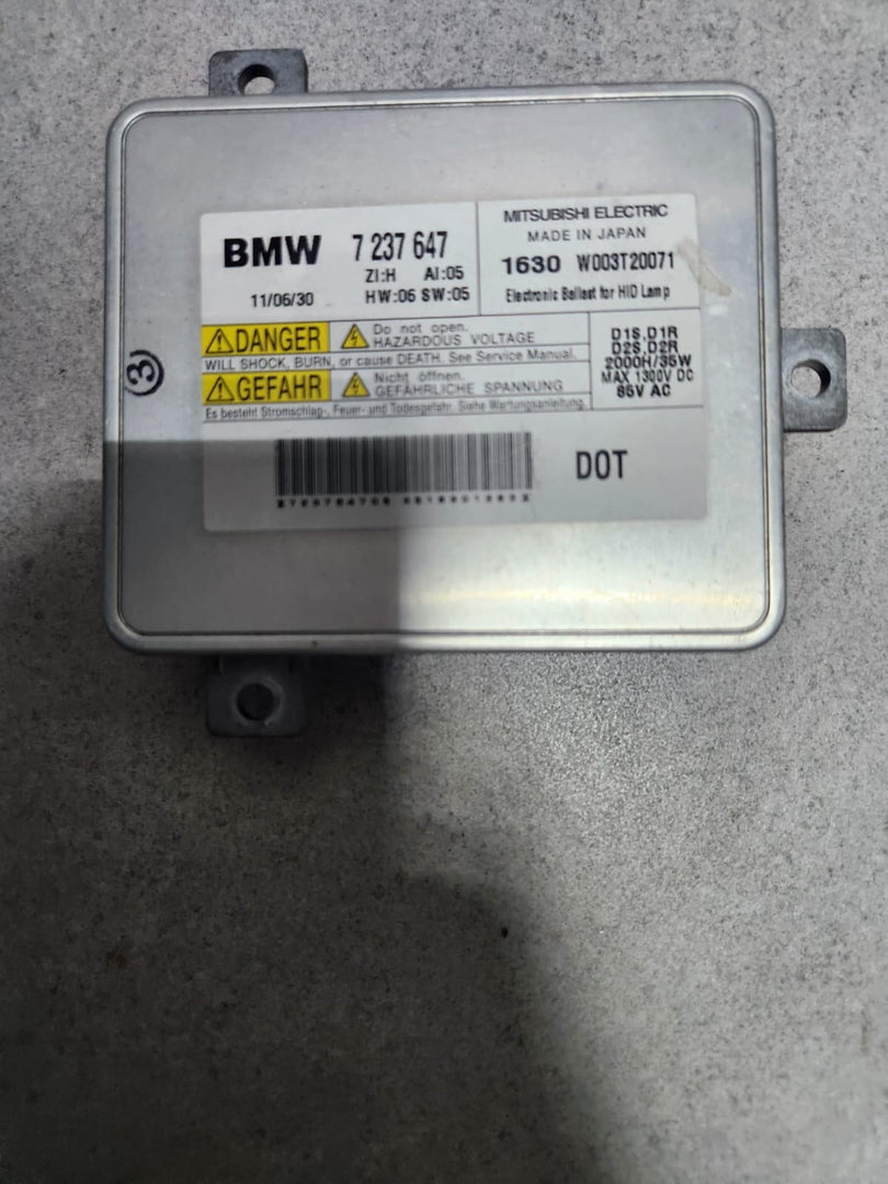2010-2015 BMW X1 Xenon Headlight Control Ballast 7237647 E90 F10 F11 F01 F07 X1 
