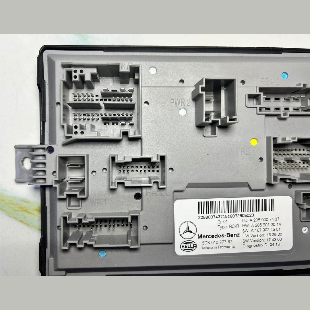 2019 Mercedes C300 Sam Electrical Center Control Unit A2059007437 W205 C-Class