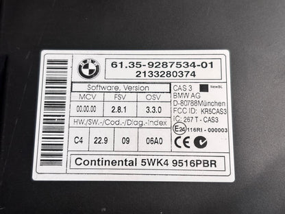 BMW X1 E84 N20 B20A DME ECU Set 8617569 With Key Engine Control Module OEM