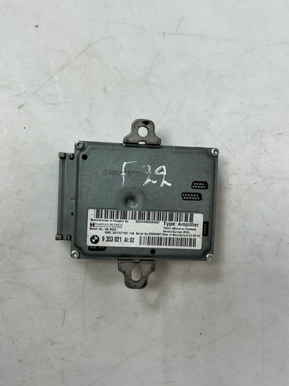 BMW M4 F82 2014 Harman Becker Audio Stereo Amp Amplifier 9353021 J163