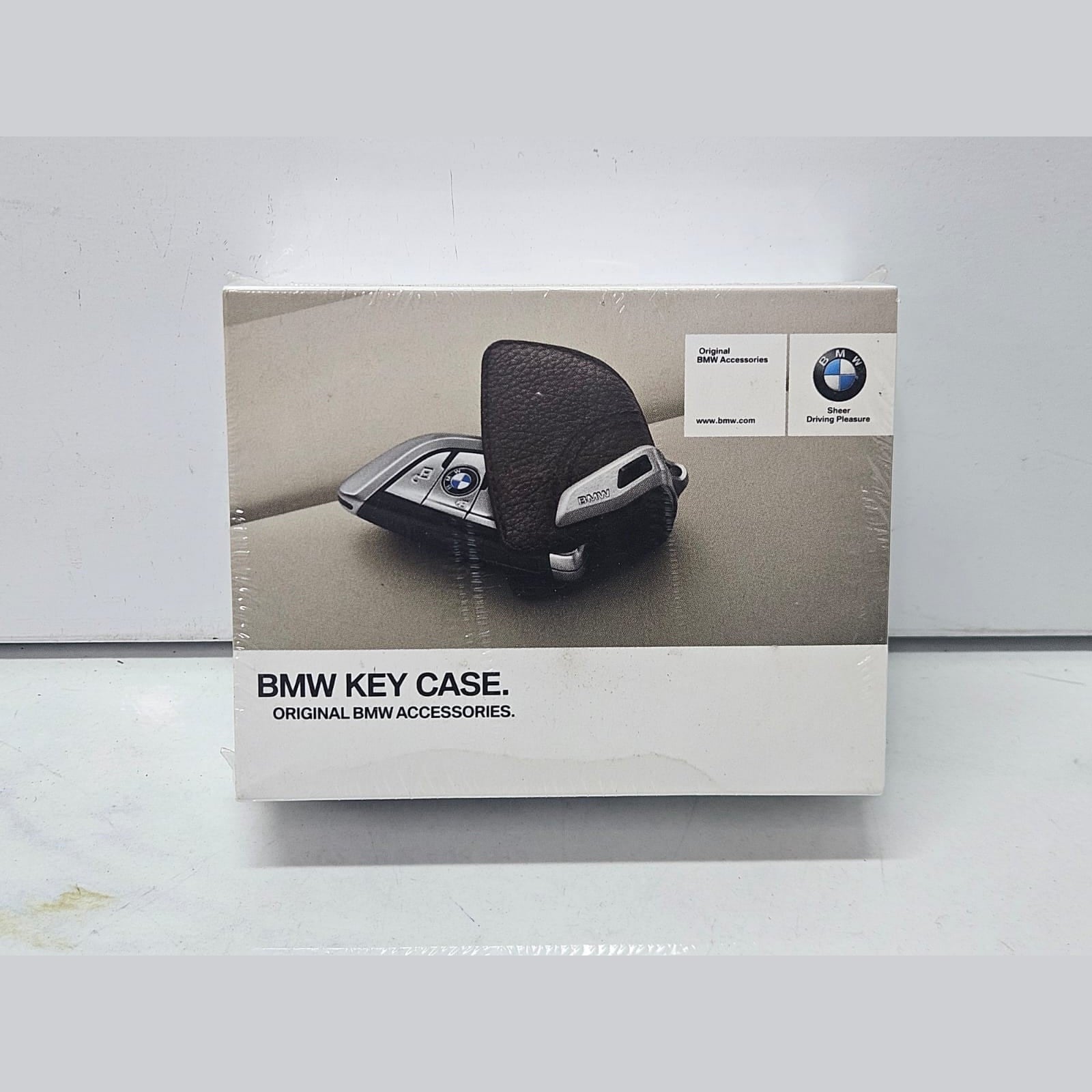 Genuine BMW F40 G20 G30 Leather Key Case With Stainless Steel Clip 82292408819