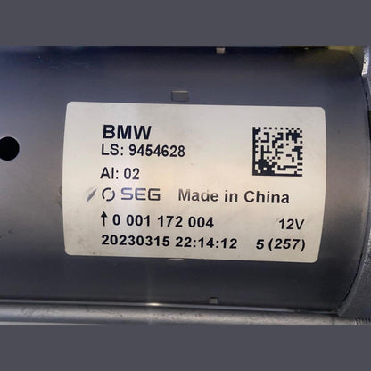 OEM BMW B58B30P 2023 TO 2025 X5 G05 40I ENGINE MOTOR STARTER MOTOR 9454628 20 km