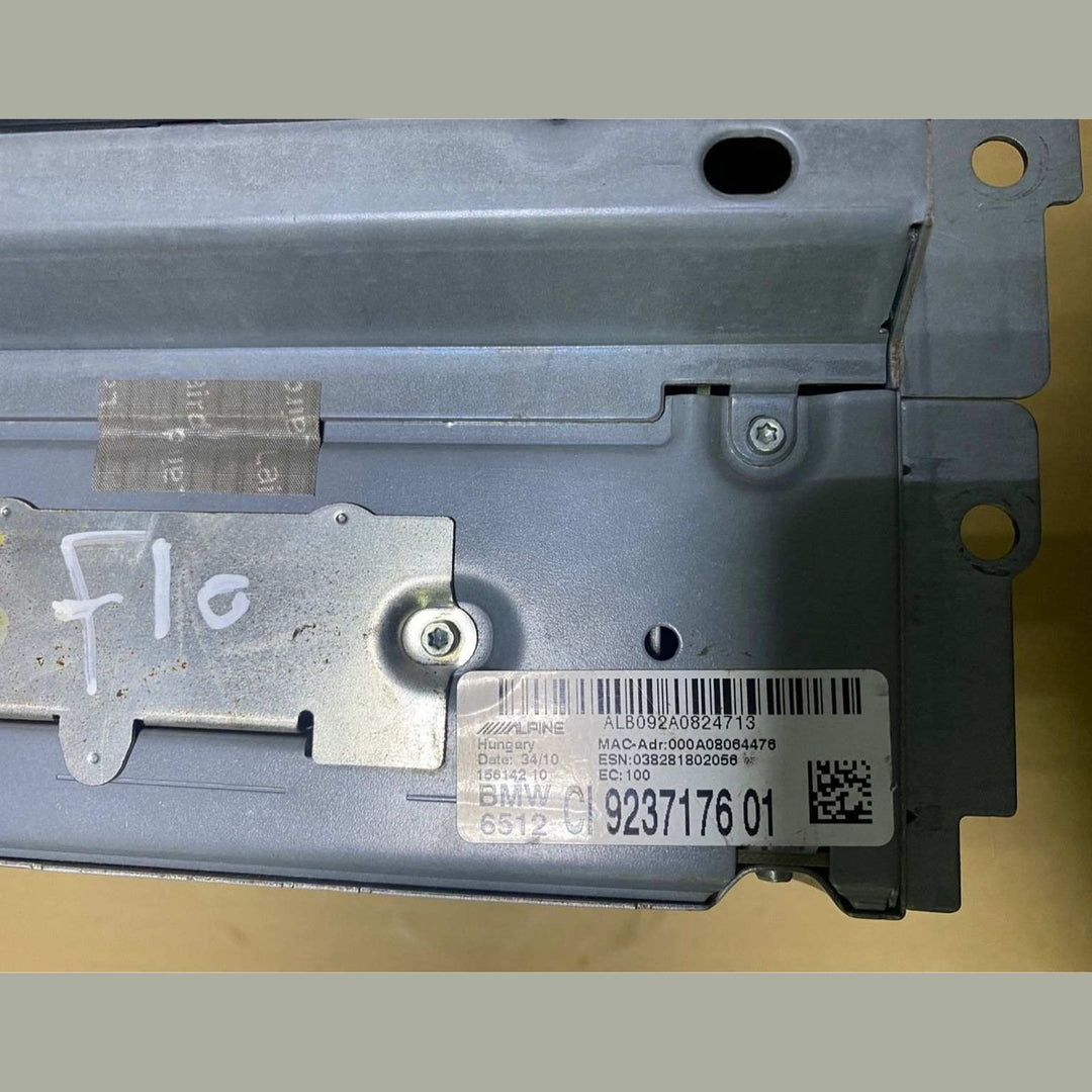 2011-2013 BMW 535i Navigation Gps Player Unit 9237176 5 Series F10 HEAD UNIT
