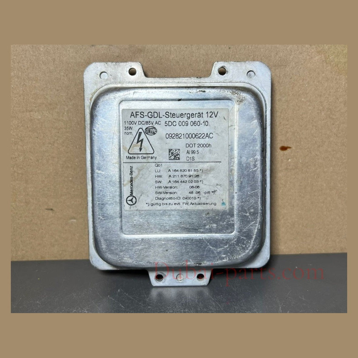 Mercedes W164 ML GL Xenon Light Headlight Control Module Unit A164 8208185 OEM