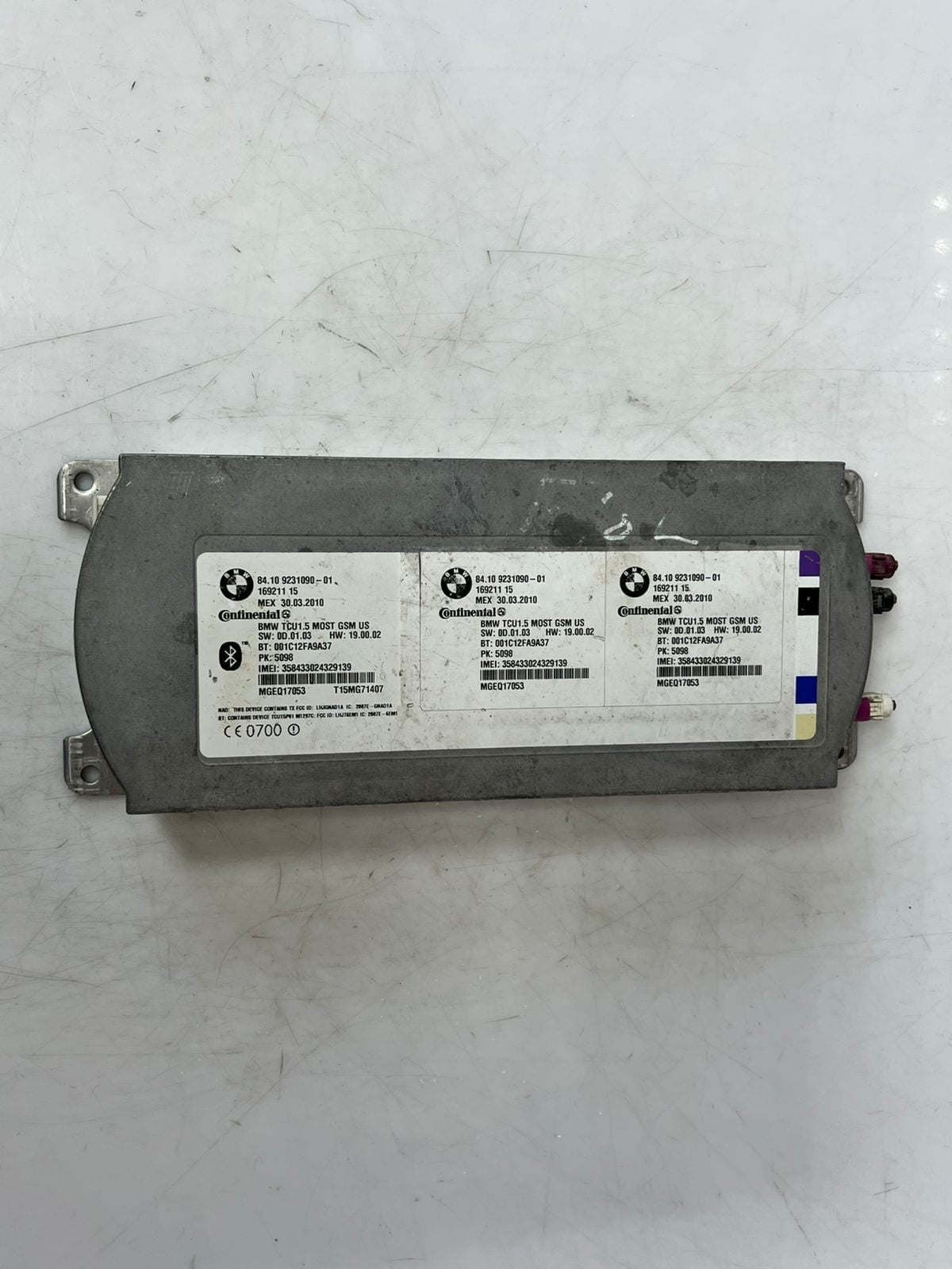 2011-2016 BMW 535i 550i 650i X6 Bluetooth Telematics Control Module 9231090 OEM